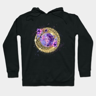 Persephone goddess art by Renee L. Lavoie Hoodie